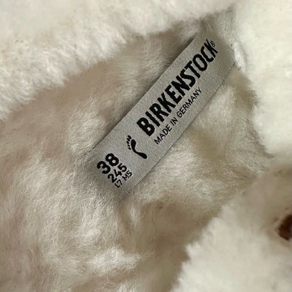 Birkenstock New w/o Box Zermatt PREMIUM Shearling Mink Suede Size 38 $185 - Picture 4 of 4